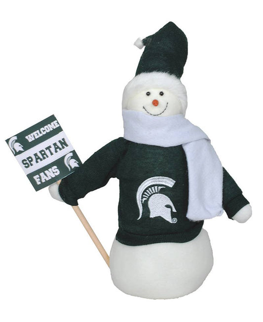 12” Michigan State Snowman Fan