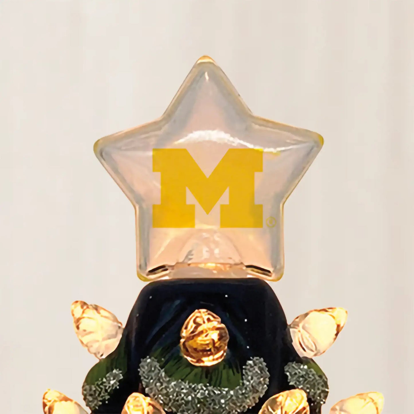 6.5" Michigan Xmas Tree Nite Lite