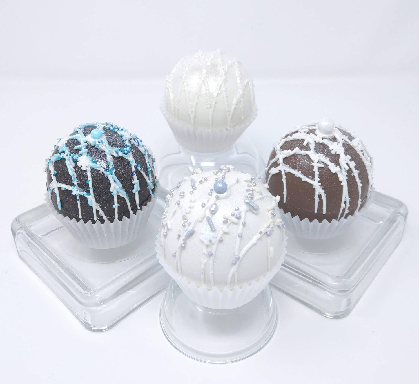 Winter Large Artisanal Hot Cocoa Bombs: Milk Chocolate