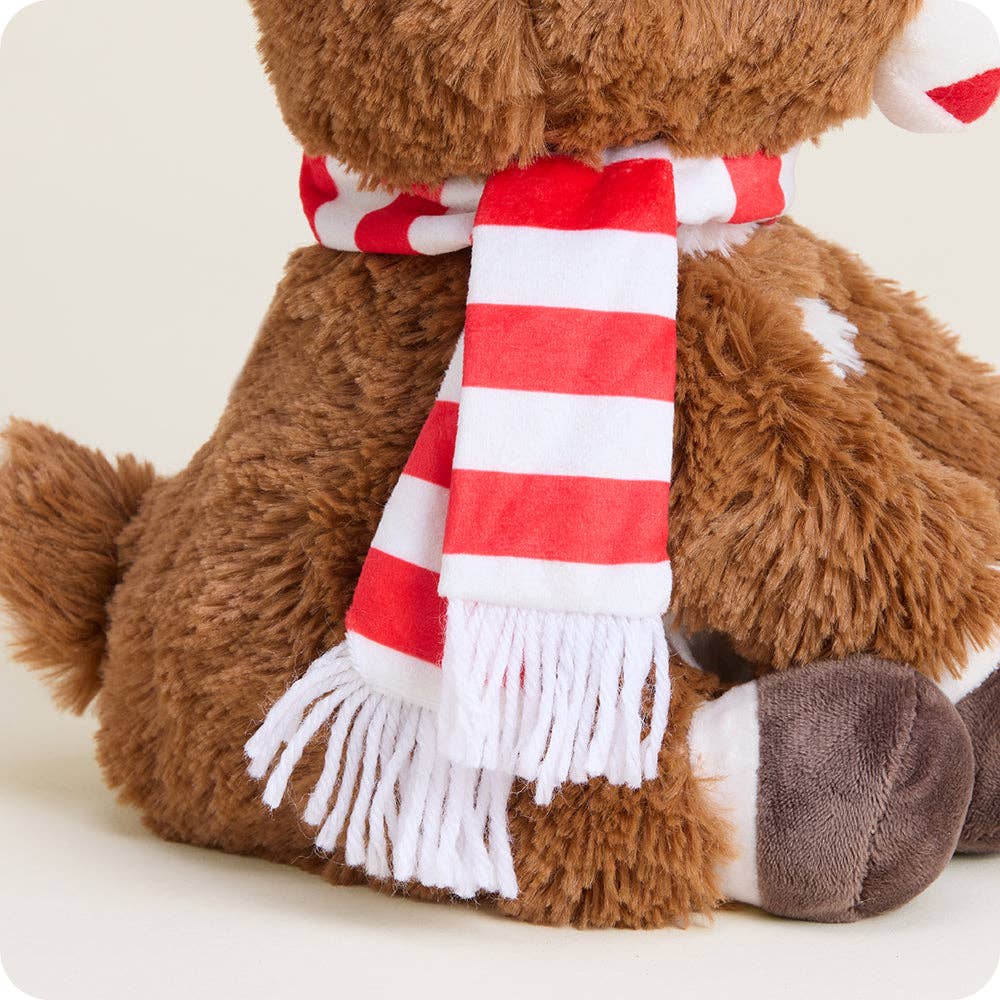 Warmies: America’s Favorite Microwave Plush Brand - Rudolph with Scarf Warmies Official Licensed Product Christmas