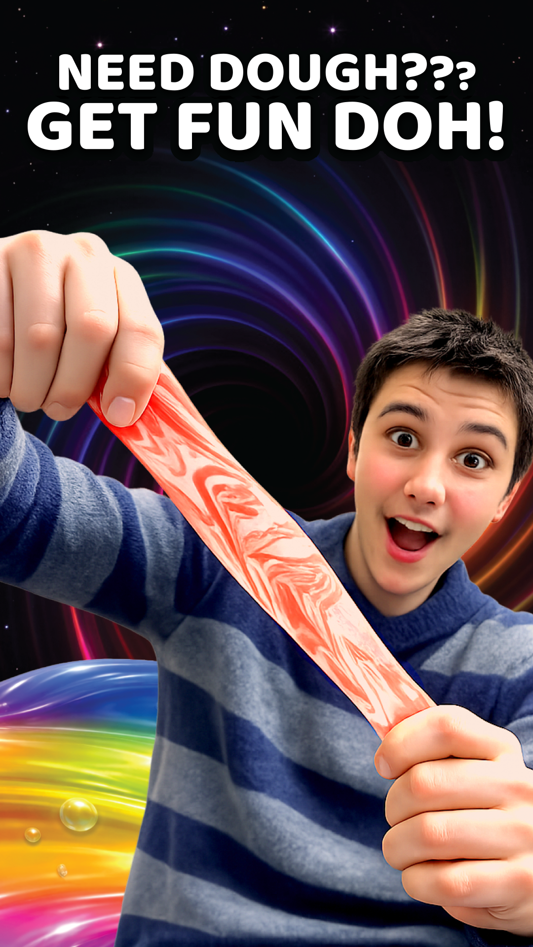 Fun Doh Swirl Squishy Cubes
