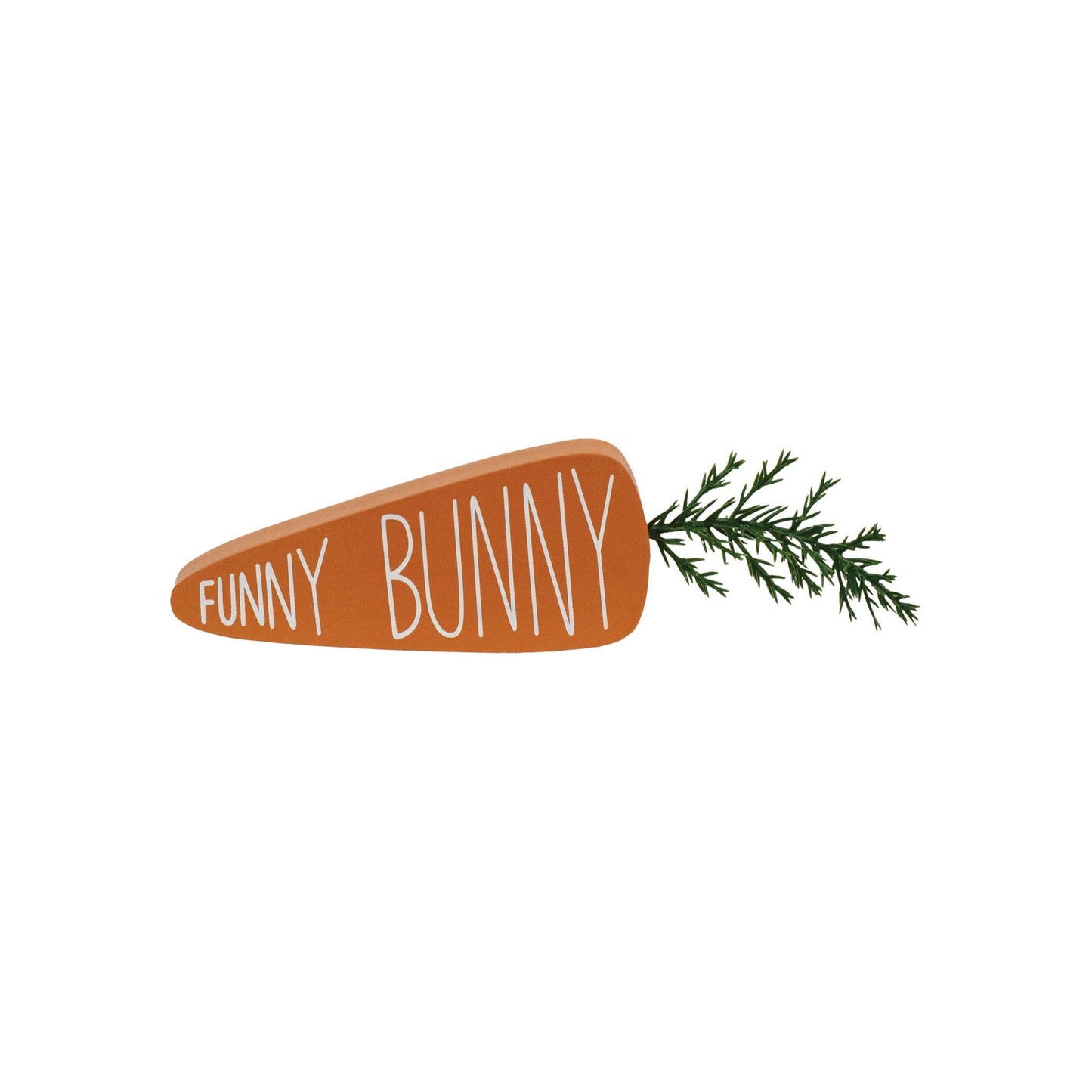 Easter Words Chunky Carrot Sitter, 5 Assorted