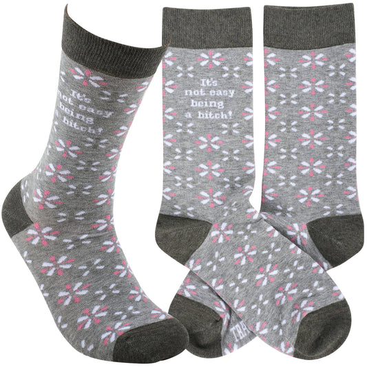 It's Not Easy Being A Bitch! Socks