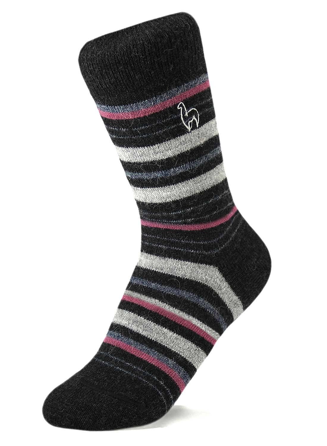 Alpaca Socks - Stripe Small
