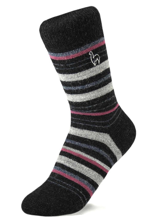 Alpaca Socks - Stripe Small