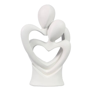 Resin Heart in Heart Couple Tabletop Decor  (SKU#: 14030)