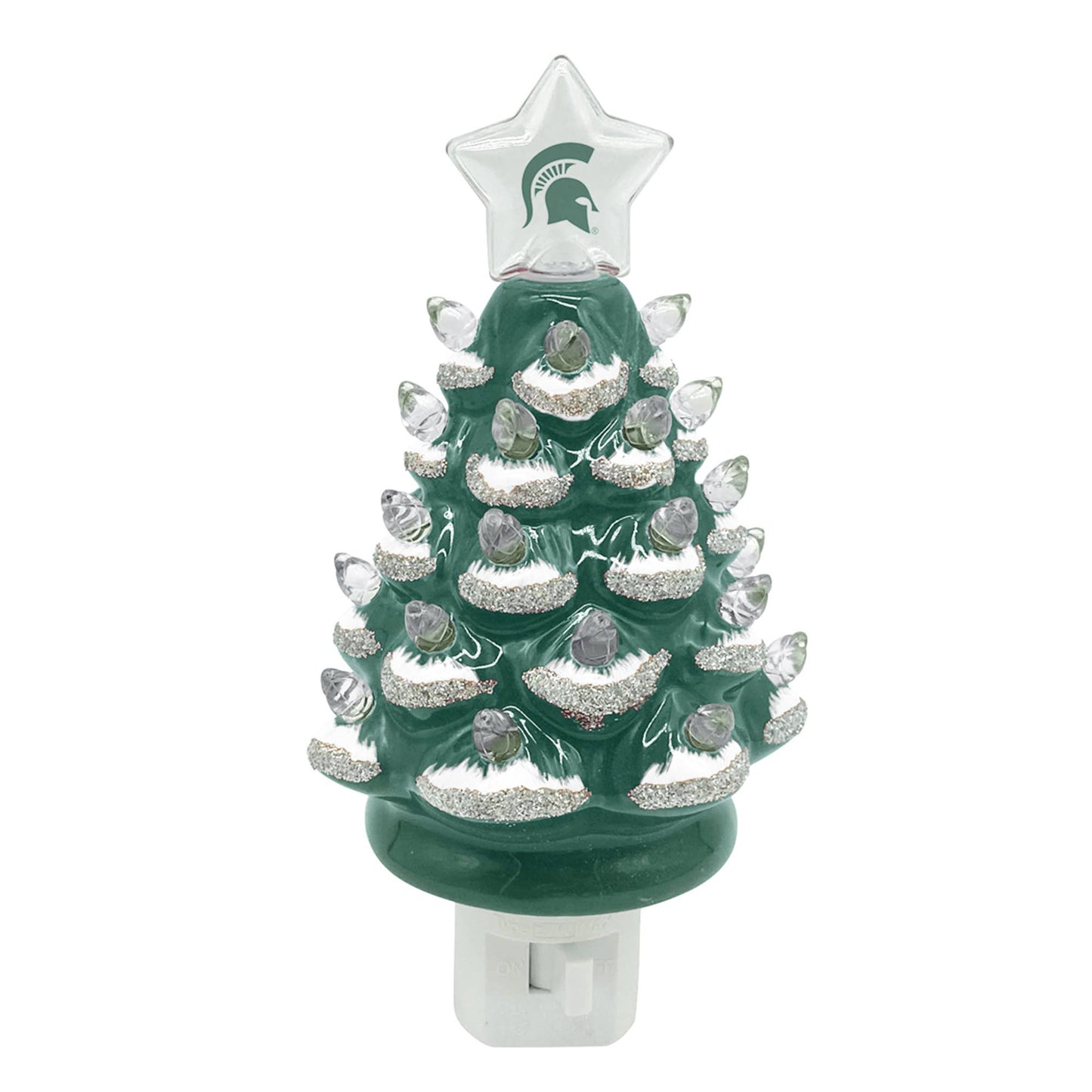 6.5" Michigan State Xmas Tree Nite Lite
