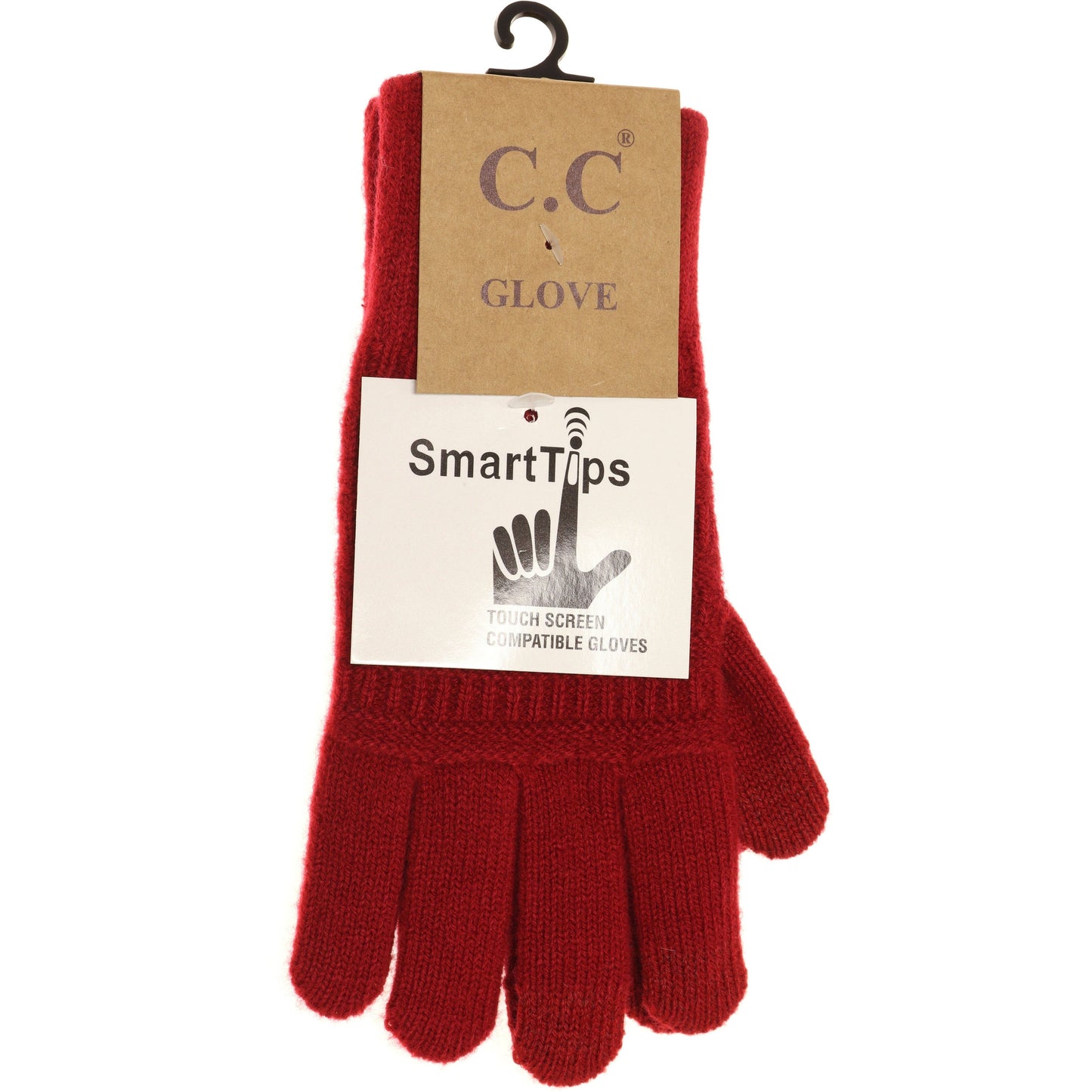Classic Knit Gloves G9018: Ivory