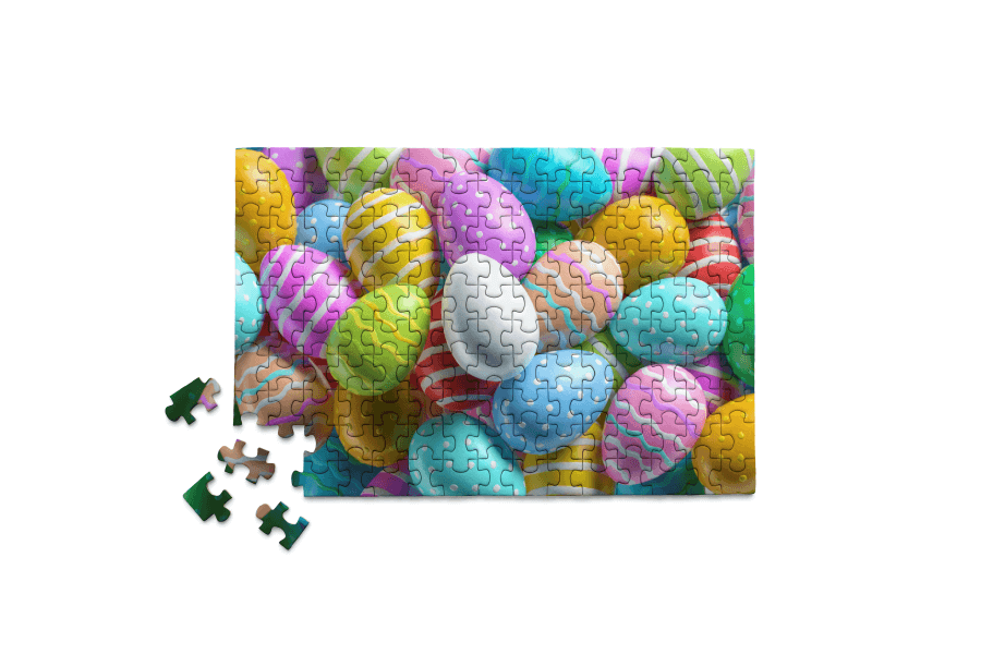 Easter Eggs -  Mini Jigsaw Puzzle