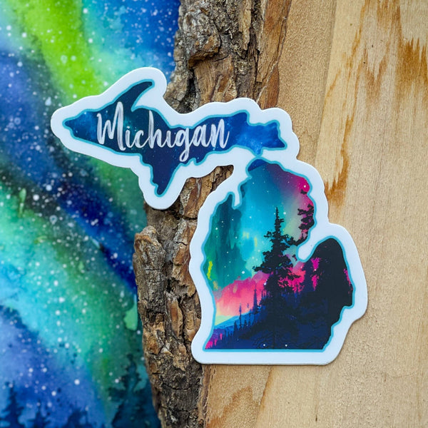 Michigan Northern Lights | Decal