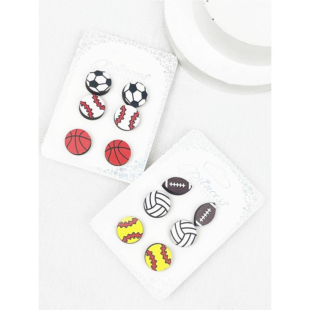 Sports Ball Theme Earrings