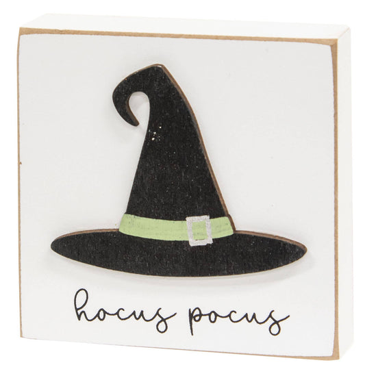 Hocus Pocus Witch Hat Block