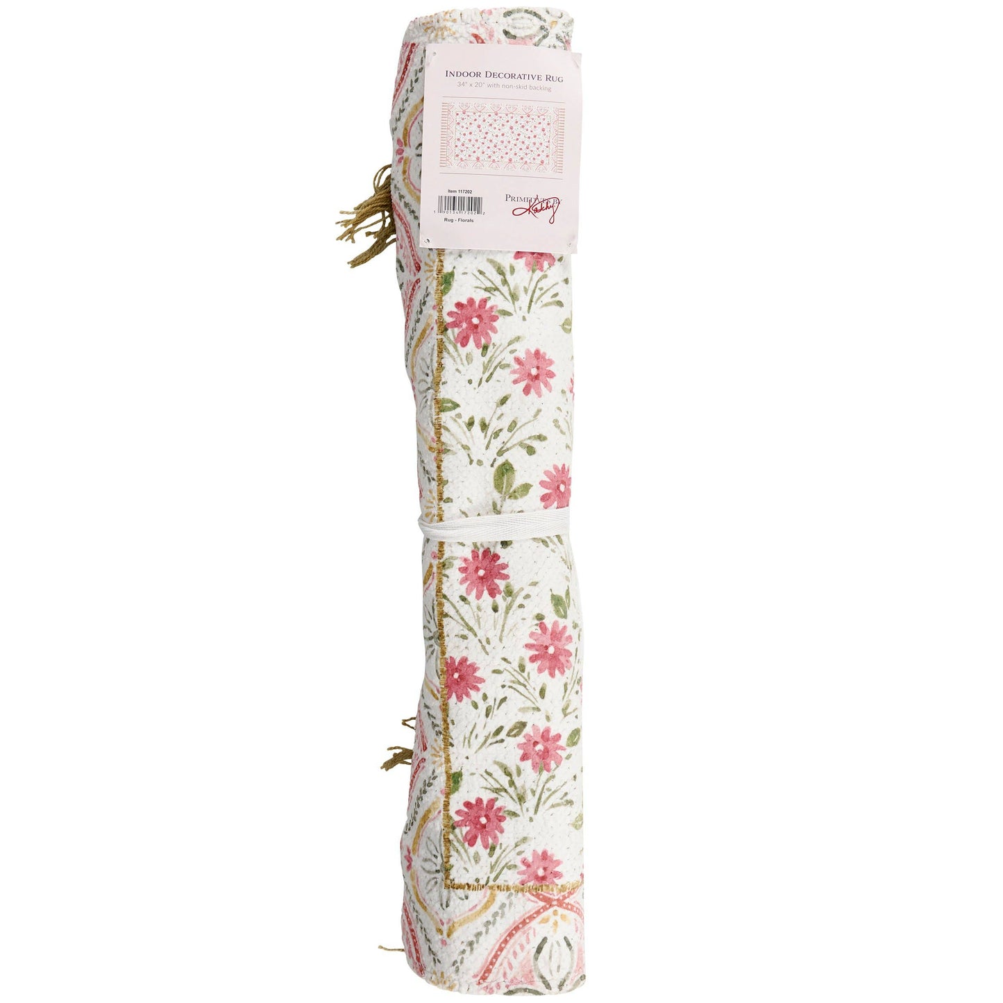 Pink Floral Rug