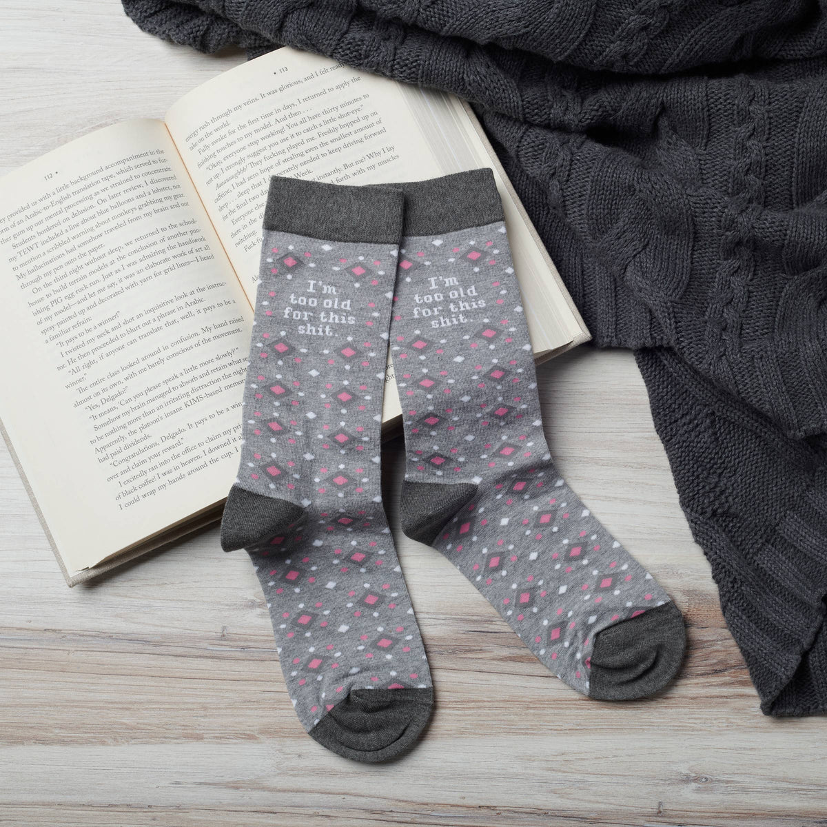 Too Old For This Shit Socks