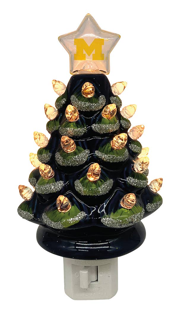 6.5" Michigan Xmas Tree Nite Lite