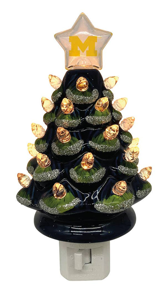 6.5" Michigan Xmas Tree Nite Lite