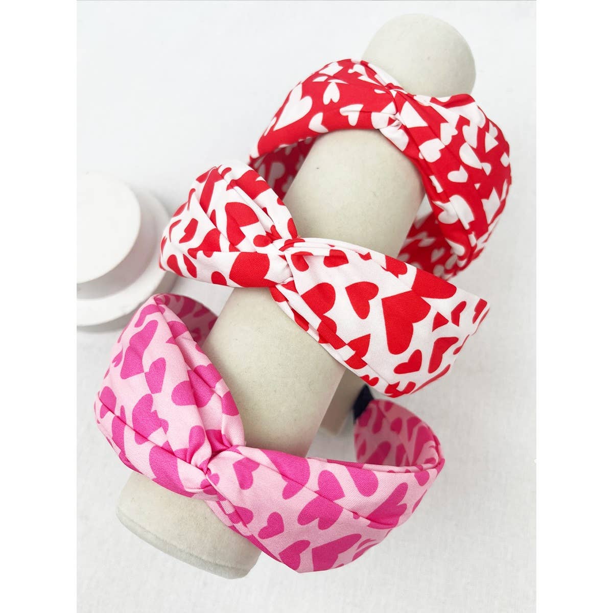 Heart Fabric Sweet Heart Headband: MIX COLOR / ONE(12)