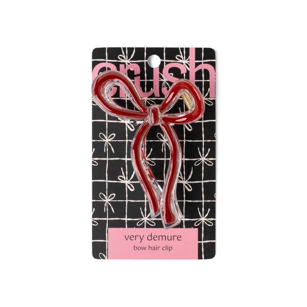 Crush Very Demure Bow Hair Clip