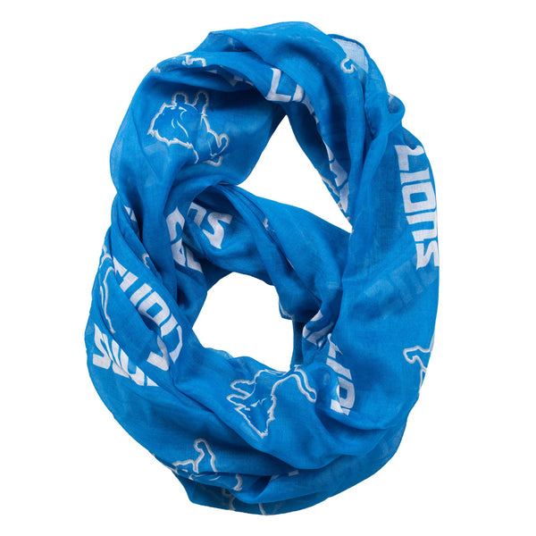 NFL Detroit Lions Sheer Infinity Scarf