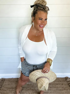Spring Lola Cardigan White