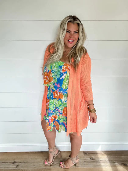 Spring Lola Cardigan Orange