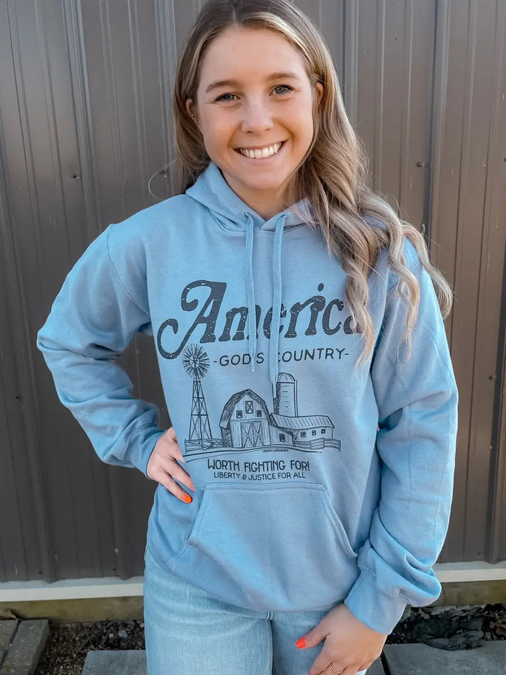 America God'S Country - Hooded Sweatshirt