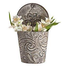 Metal Wall Flower Pot