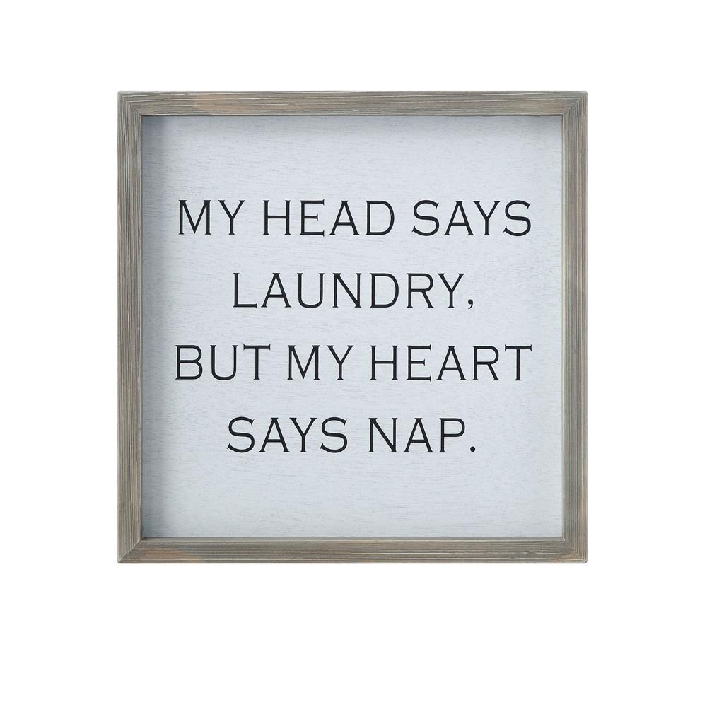 Laundry/Nap Sign