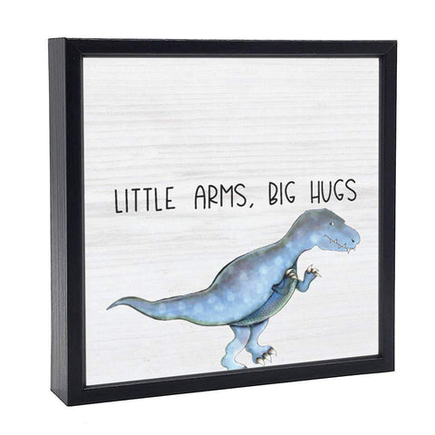 Little Arms Dinasaur | Wood Sign