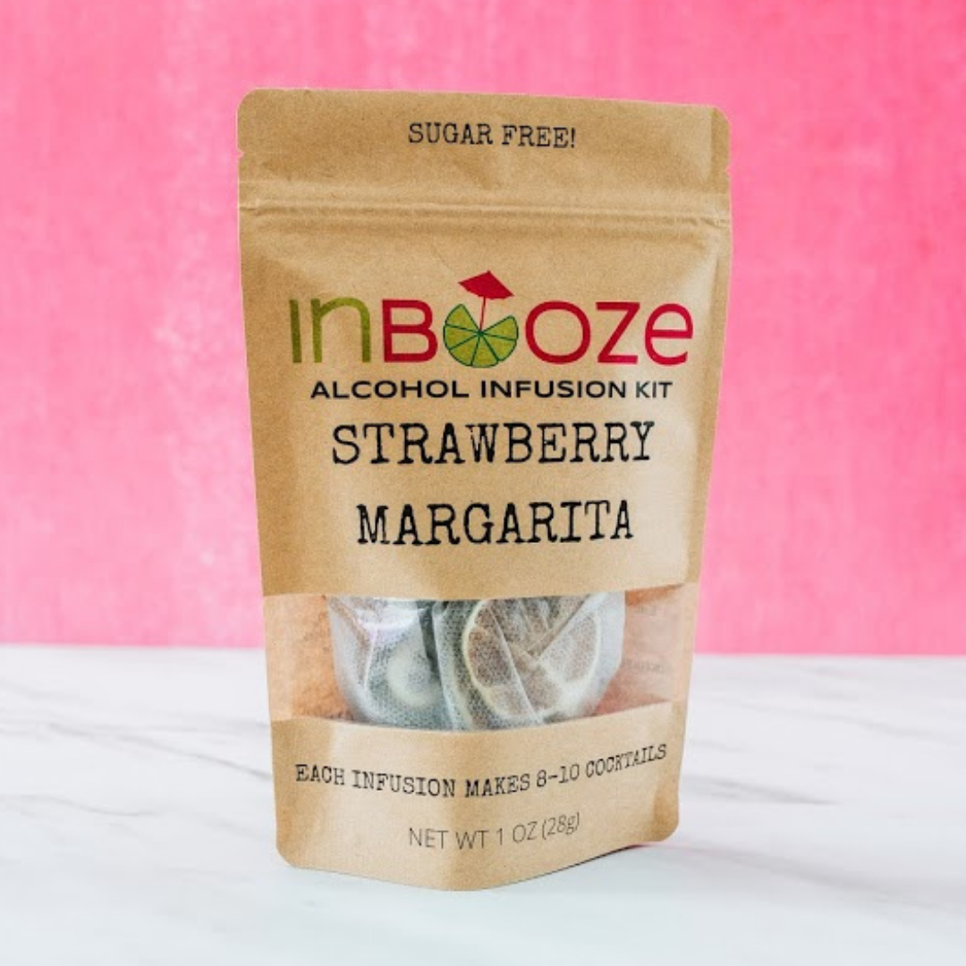Inbooze Strawberry Margarita Cocktail Kit to Infuse Tequila