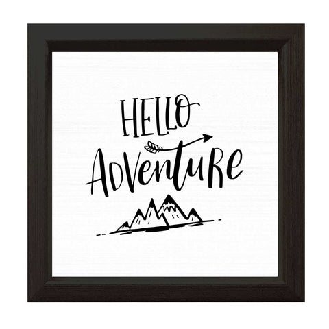 Hello Adventure | Wood Sign
