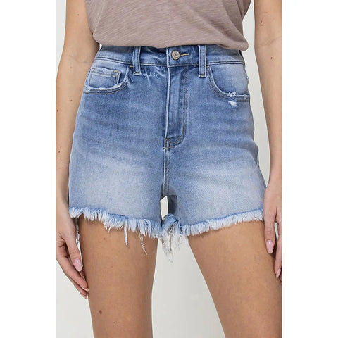 SUPER HIGH RISE STRETCH SHORTS