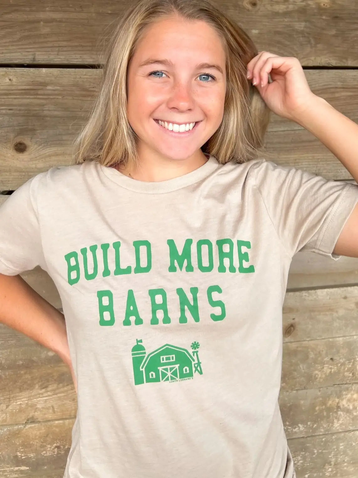 Pre order Build more barns tee