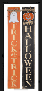 Halloween Vertical Porch Sign (2 Assorted Styles)