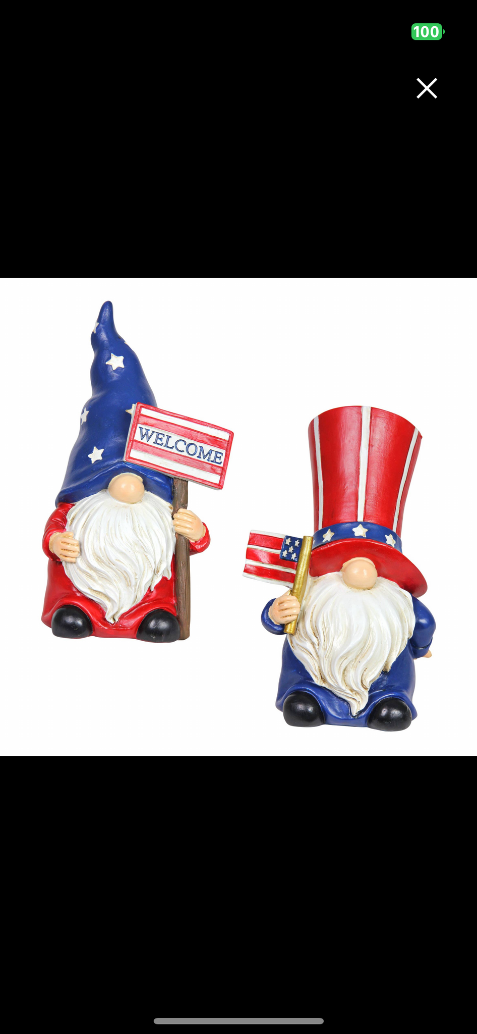 Patriotic Gnome (2 assorted)