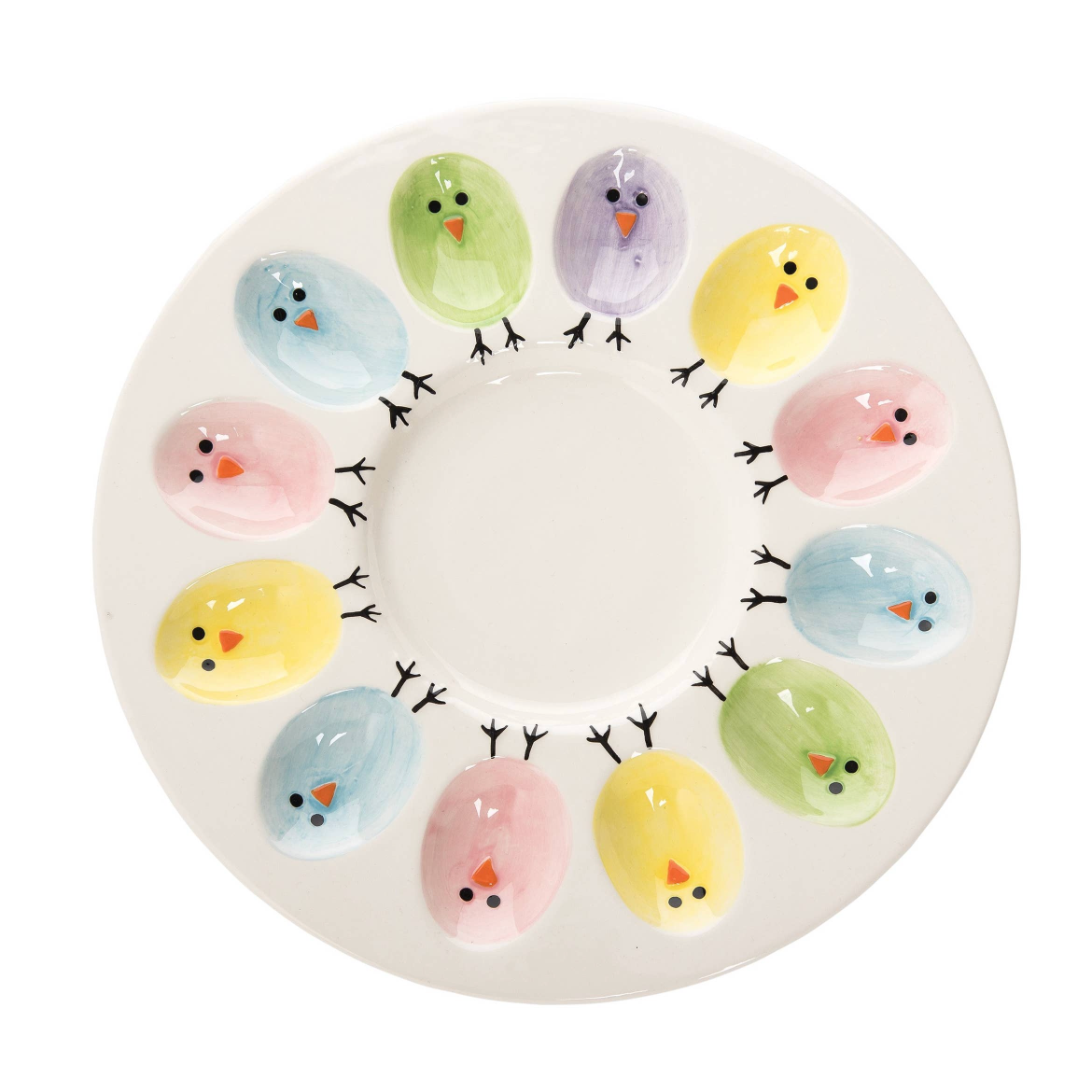 Easter Deviled Egg Plate Platter