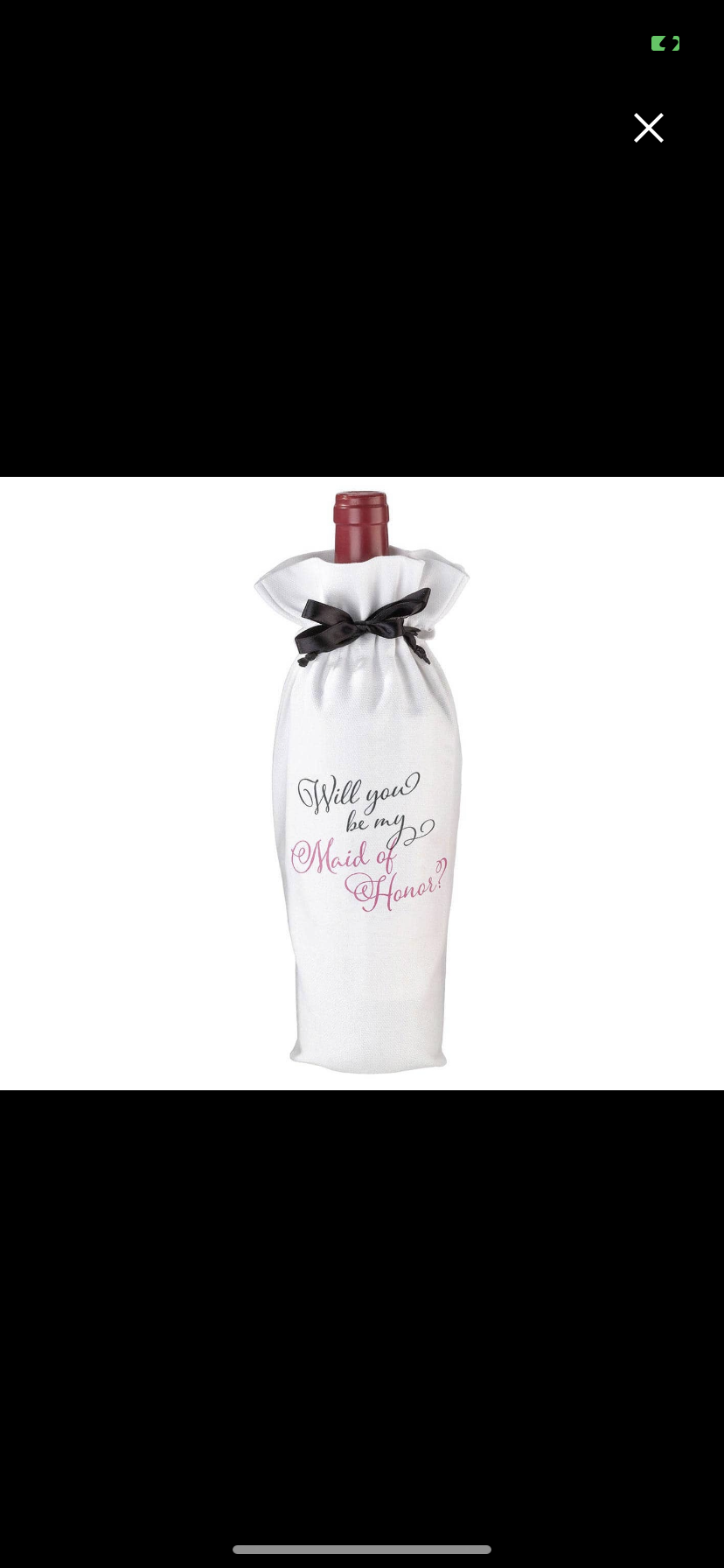 Will you be my maid of honor Wine Bag