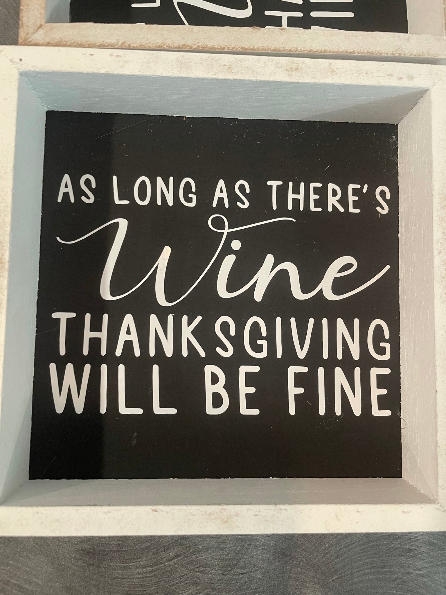 As long as there’s wine thanksgiving will be fine
