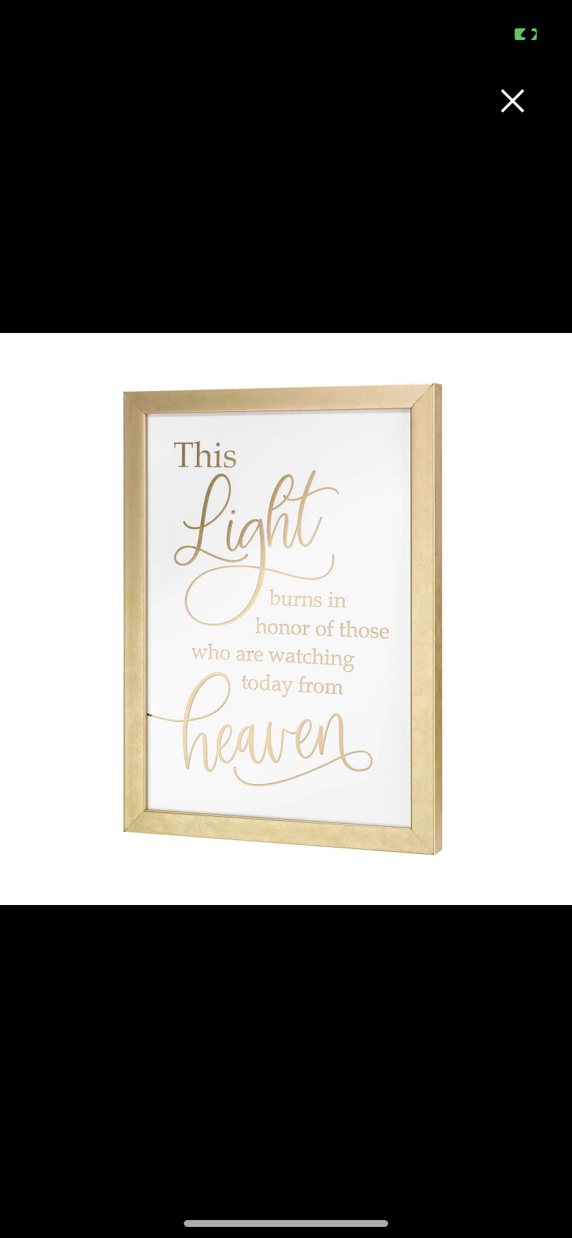 This Light Burns In Honor Memorial Display Sign