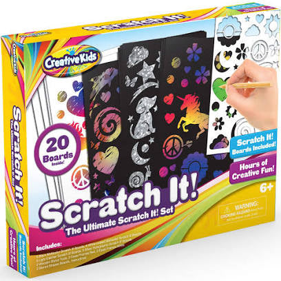 Creative kids scratch set
