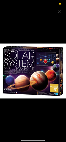 3D Glow Solar System Model Making Kit