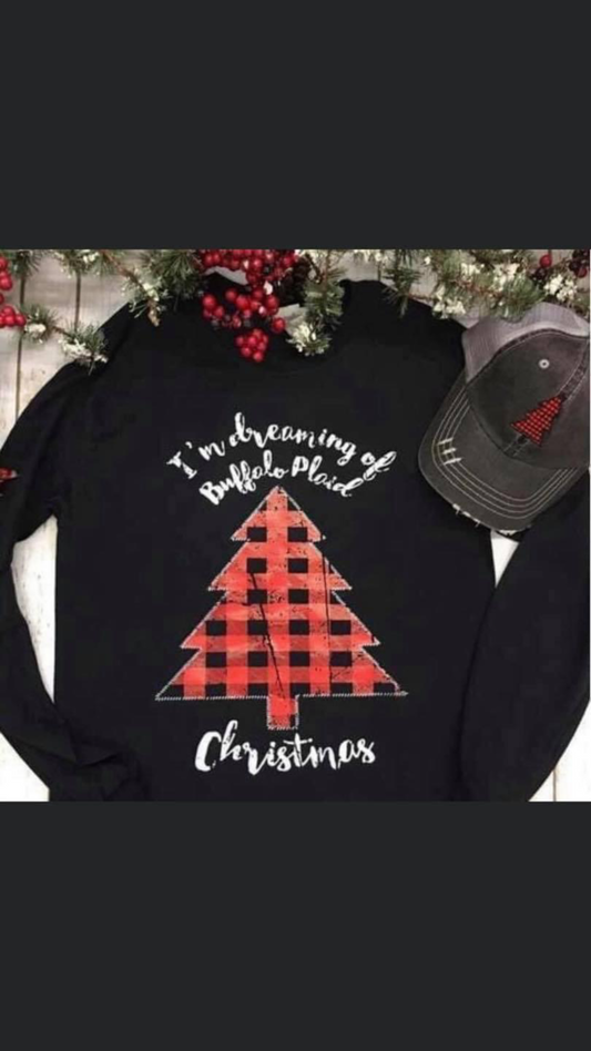 I’m Dreaming of a Buffalo Plaid Christmas Long Sleeve