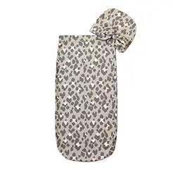 Leopard Cutie Cocoon + Hat Sets