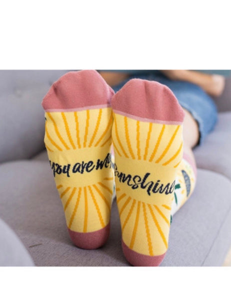You are my Sunshine Socks