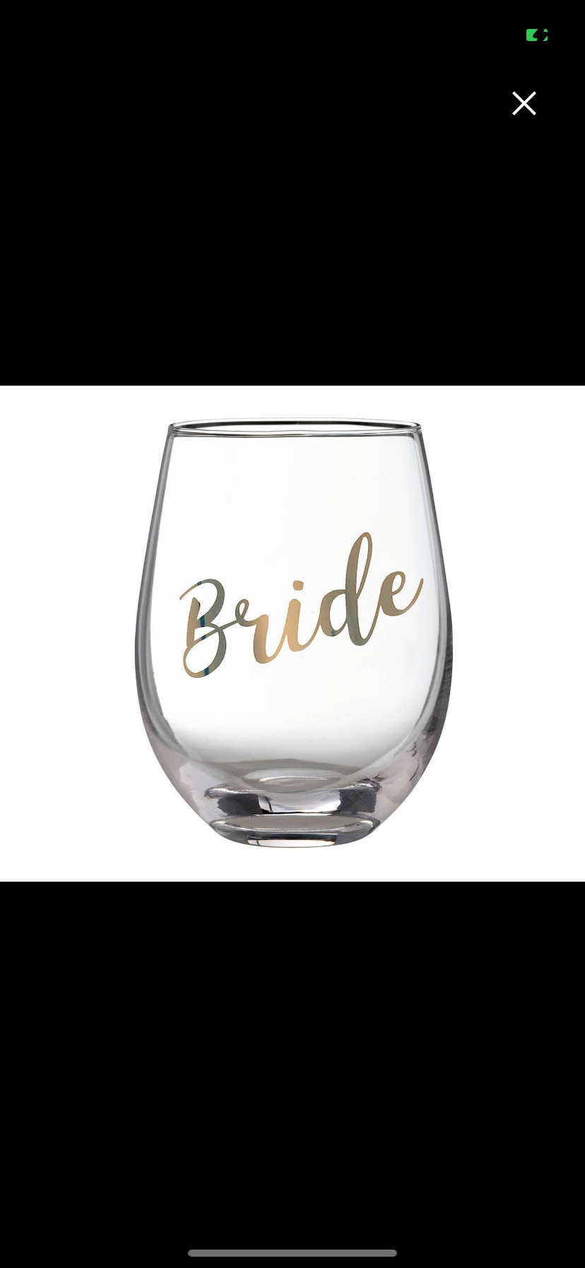 Bride Stemless Wine Glass
