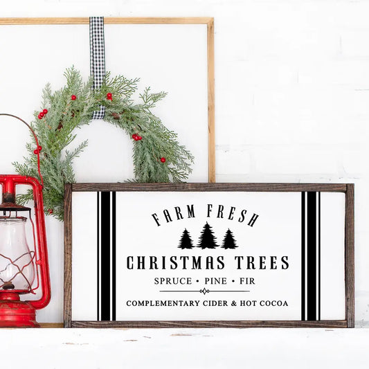 Farm Fresh Christmas Trees | Christmas | Winter | Wood Sign