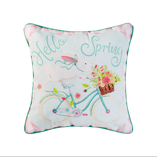 Hello Spring Pillow