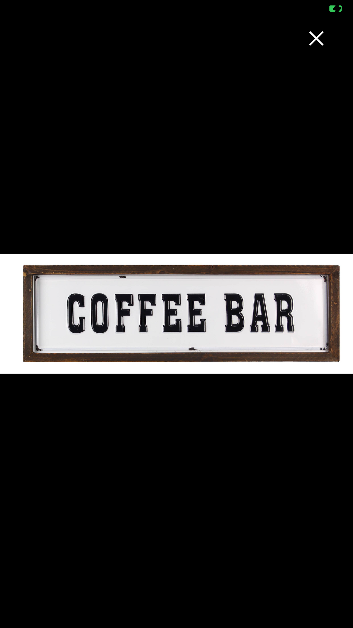 Wooden Coffee Bar Sign