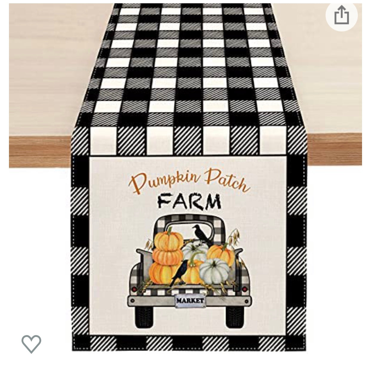 Fall Table Runner