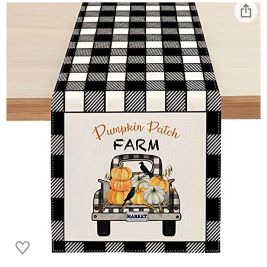 Fall Table Runner